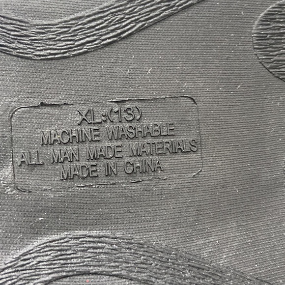 Mens Slipon Slippers Gray Size 13 XL - Picture 4 of 7